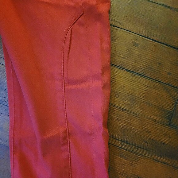Zara Z1975 Slim Red Jeans BNWT sz 4 - Picture 4 of 8